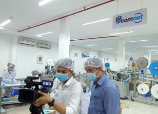 Khẩu trang Ecom Med đồng hành của đài truyền hình VTC